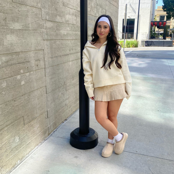 Maribel Heavy Knit sweater (Cream)