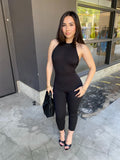 Lover Capri Jumpsuit (BLACK)