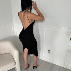 Lexi backless Dress (Black) DULCETMIA Lexi backless Dress (Black) DULCETMIA