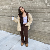 Jesse Oversized Jacket (Beige)