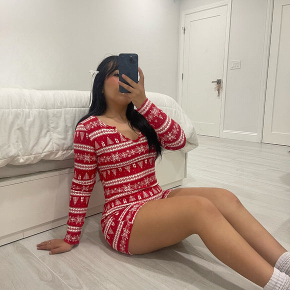 Candy X-Mas Romper (RED)