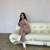 Gina Jumpsuit(mocha)