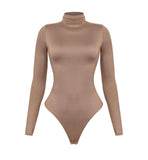 Meli turtle neck Bodysuit (Mocha)